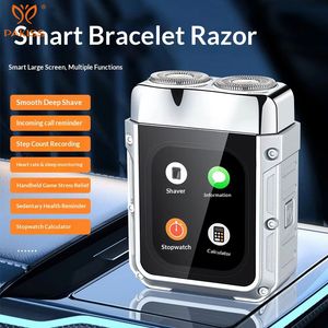Touchscreen shaver detail