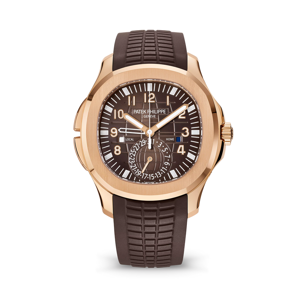 Aquanaut Travel Time, 18k Rose Gold, 40, 8mm, Ref# 5164R-001
