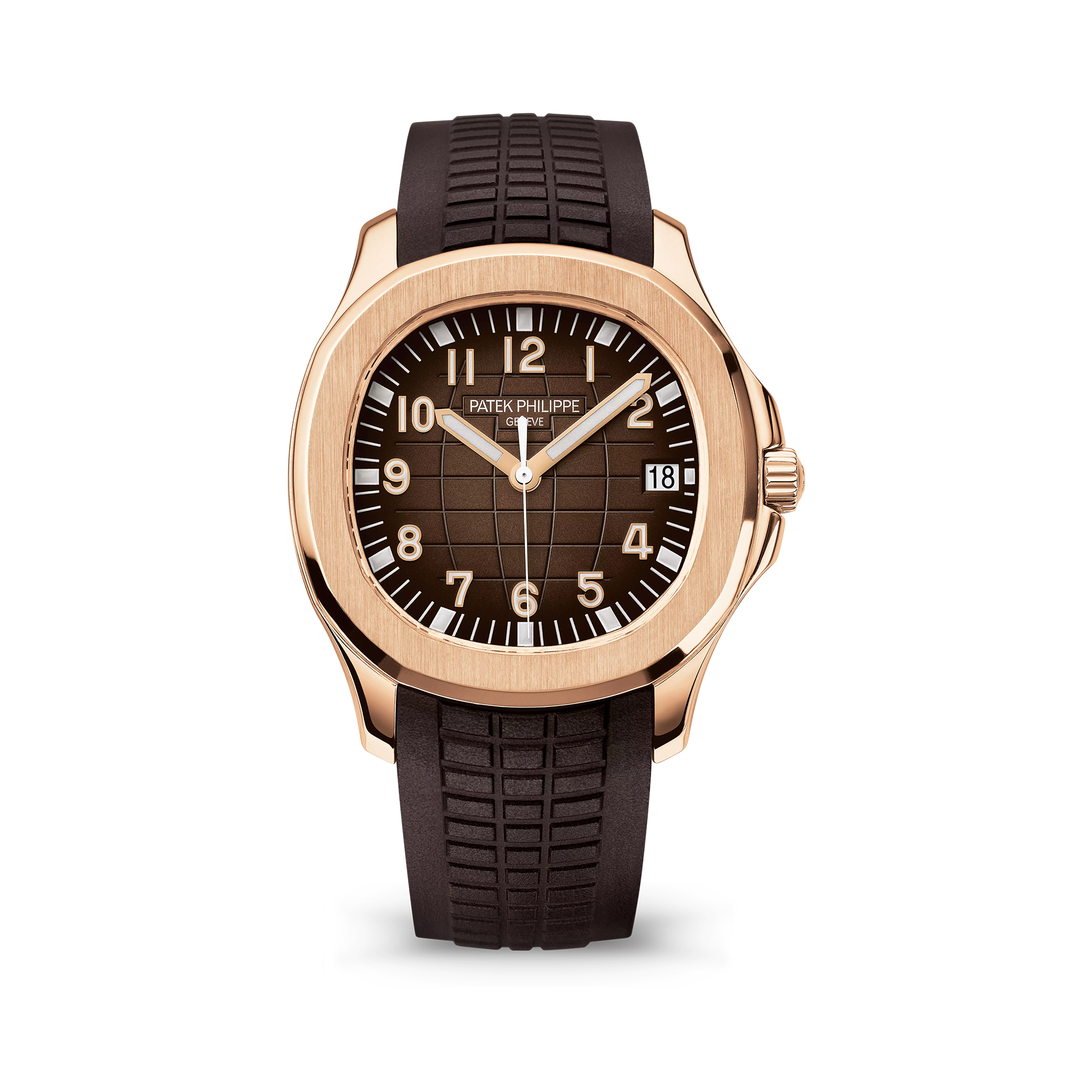 Aquanaut Date, Sweep Seconds Watch, 18k Rose Gold 40, 8mm, Ref# 5167R-001