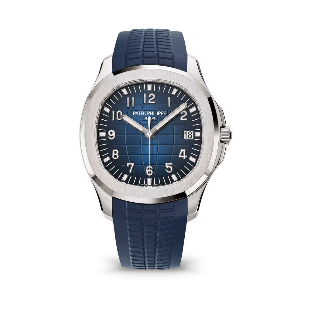 Aquanaut Date, Sweep Seconds Watch, 18k White Gold 42, 2 mm, Ref# 5168G-001