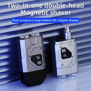 Precision Lightweight Yhc-005 Magnetic Cordless Electric Shaver for Home Care
