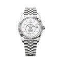 Sky-Dweller 42mm, Oystersteel and 18k White Gold, Ref# 326934-0002