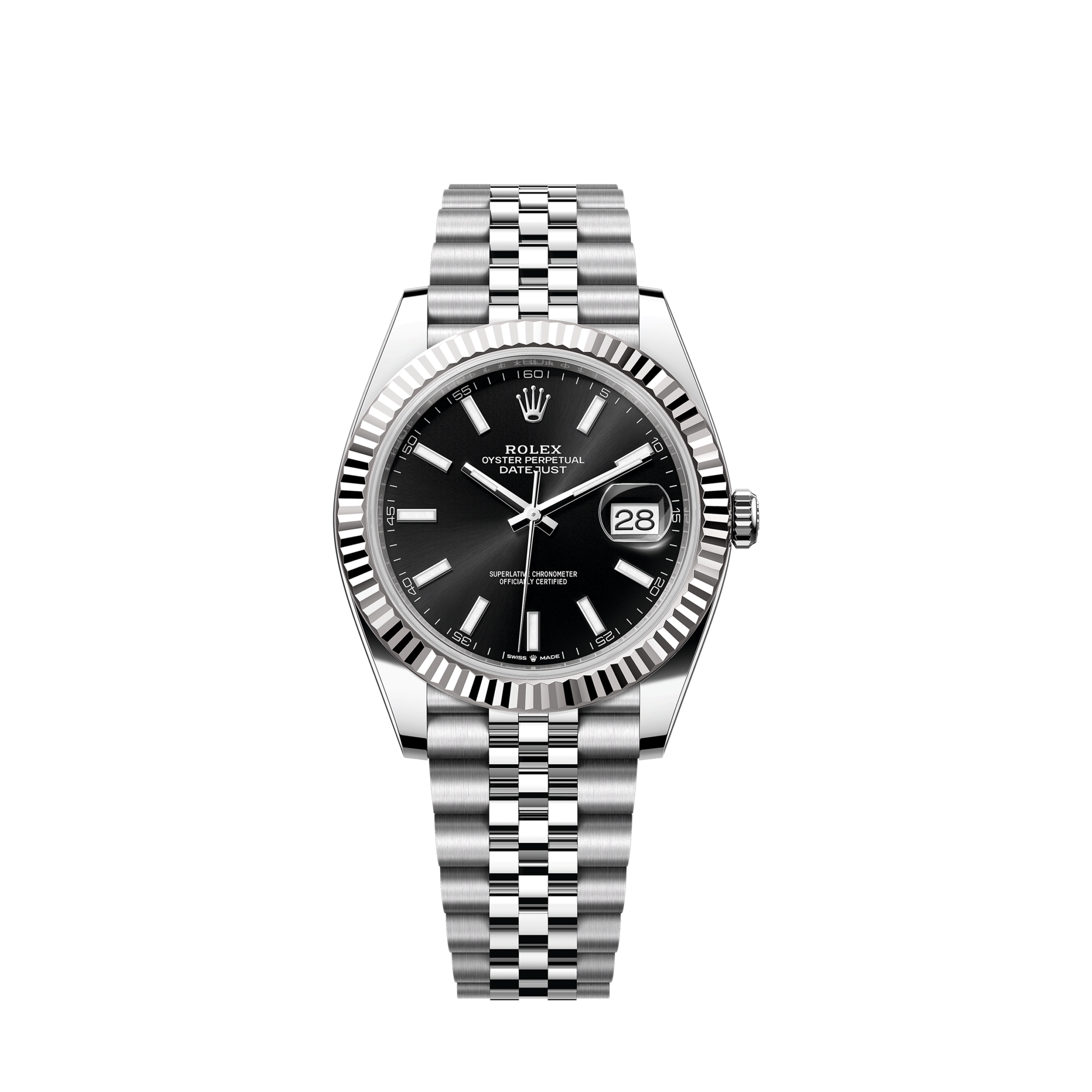 Datejust 41 Oystersteel and white gold Ref# 126334-0018