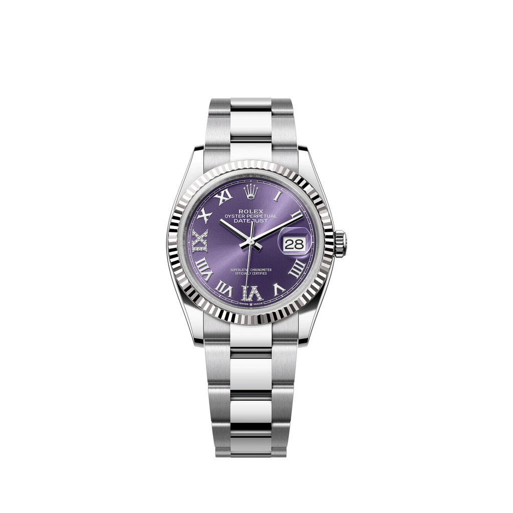 Datejust 36, Stainless Steel and 18k White Gold, 36mm, Ref# 126234-0022