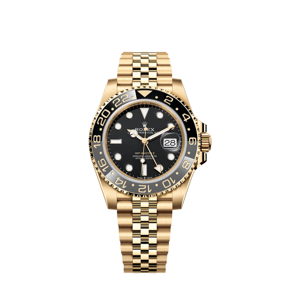 GMT-Master II, 40mm, 18k Yellow Gold, Ref# 126718GRNR-0001