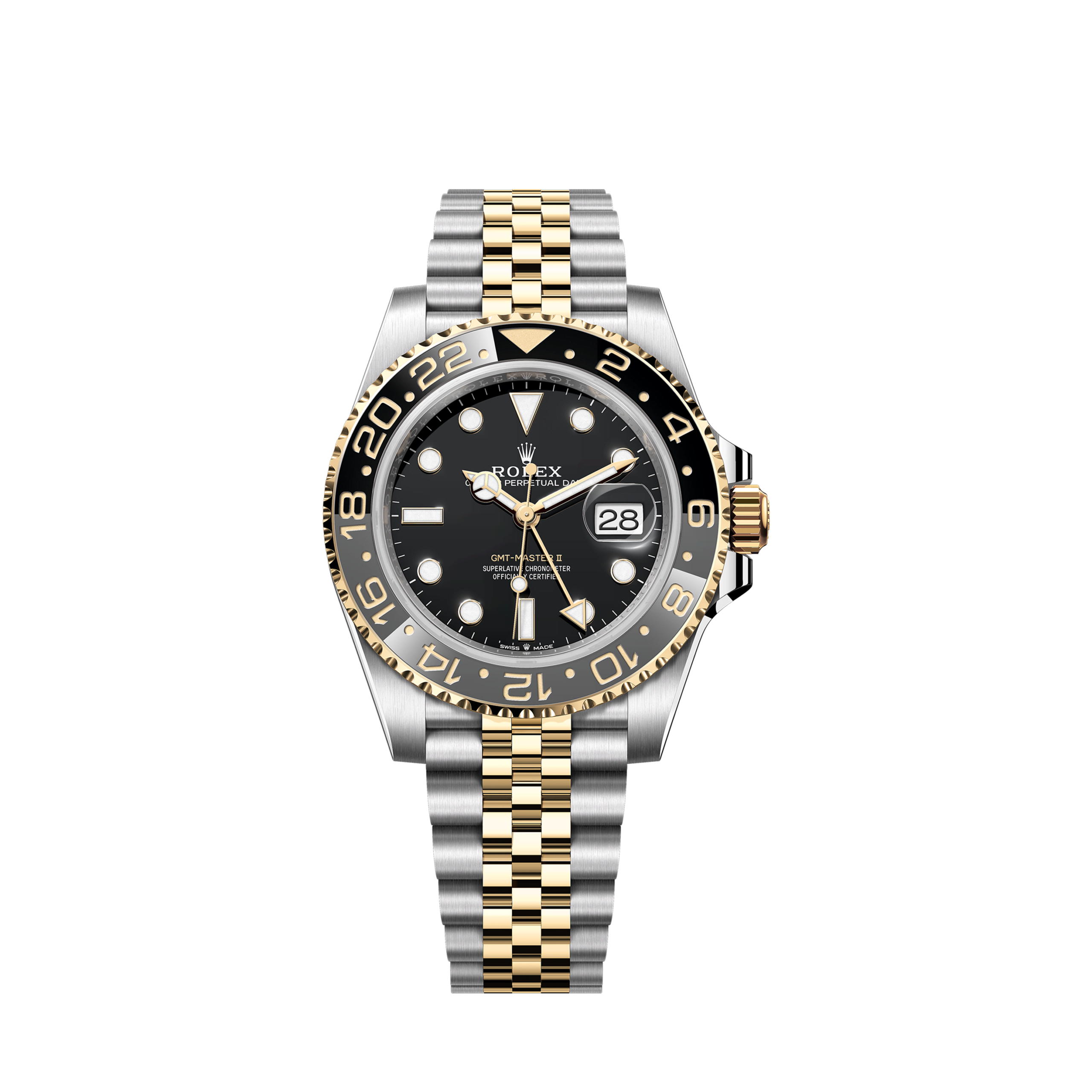 GMT-Master II, 40mm, Oystersteel and 18k Yellow Gold, Ref# 126713GRNR-0001