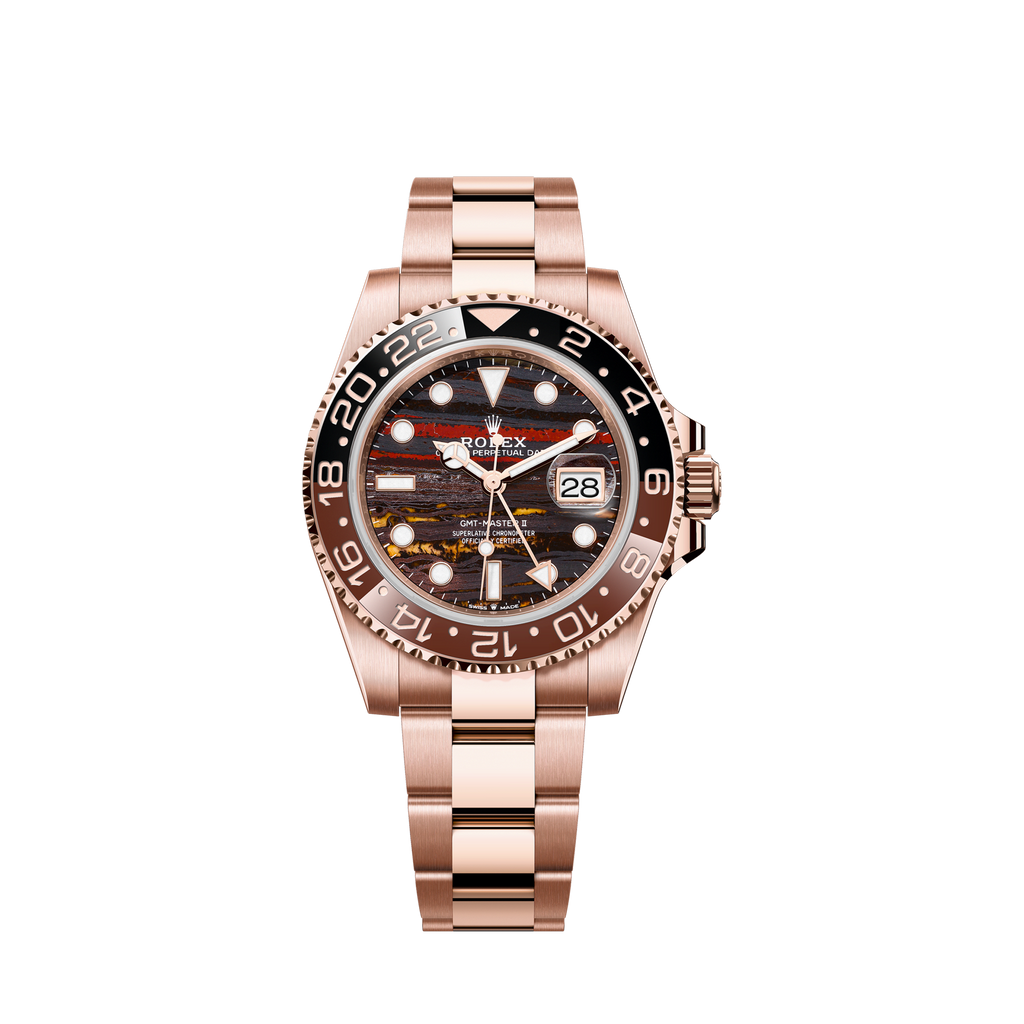 Unworn 2025, GMT-Master II, 18k Everose gold, 40mm, Ref# 126715chnr-0002, box & papers