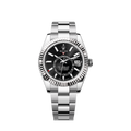 Sky-Dweller, 42mm, Oystersteel and 18k White Gold, Black, Oyster, Ref# 336934-0007