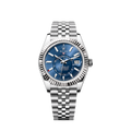 Sky-Dweller, 42mm, Oystersteel and 18k White Gold, Blue, Jubilee, Ref# 336934-0006
