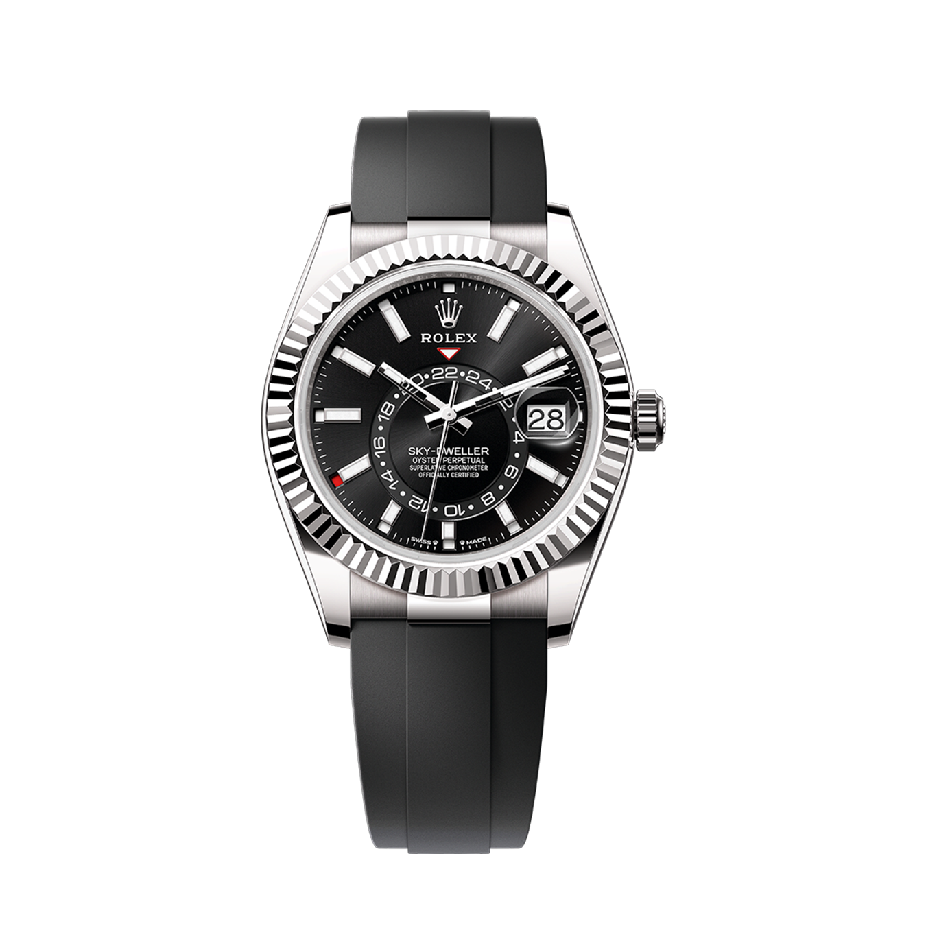 Sky-Dweller, 42mm, 18k White Gold, Ref# 336239-0002