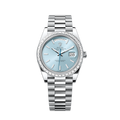 Day-Date 40, Platinum with Diamond-set, 40mm, Ref# 228396tbr-0039