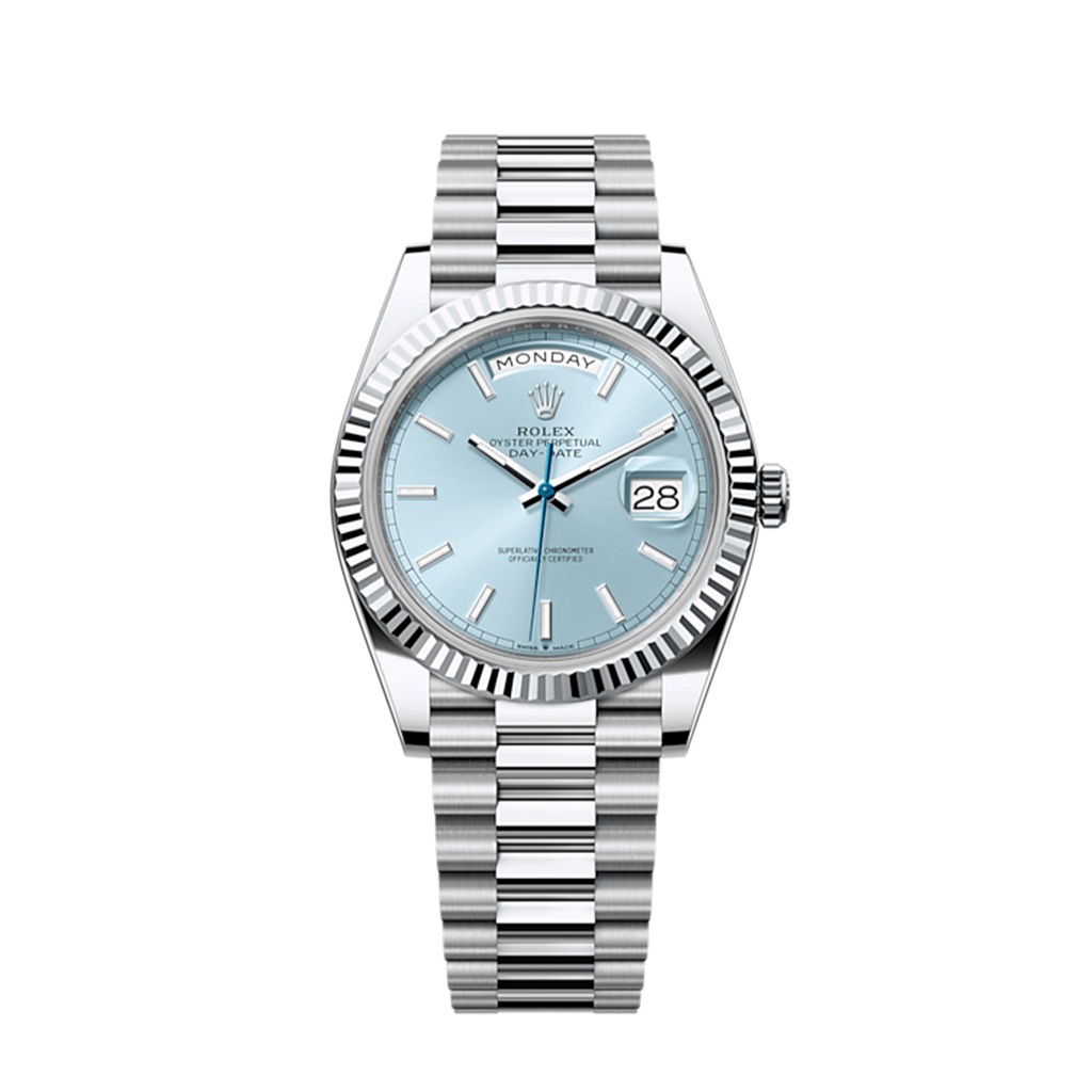 Day-Date 40, Platinum, 40mm, Ref# 228236-0018