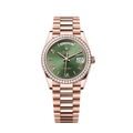 Unworn 2025, Day-Date 36, 18k Everose Gold and Diamond-set, 36mm, Ref# 128345rbr-0085, box and papers