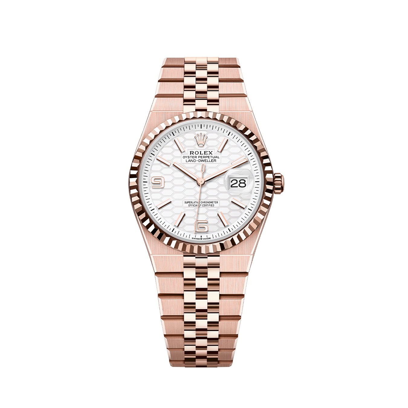 Land-Dweller 36mm Oyster Everose Gold M127235-0001