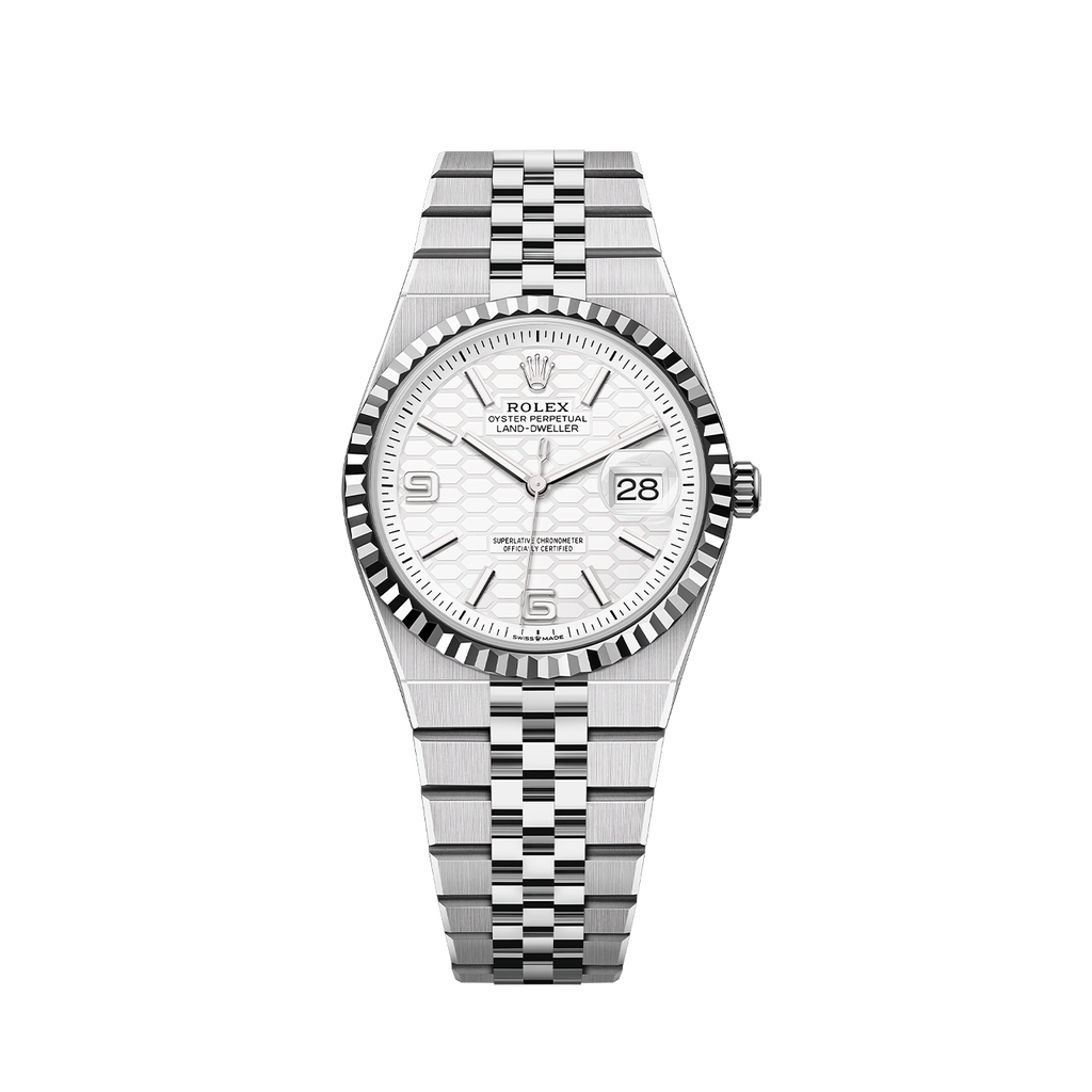 Land-Dweller 36mm Oystersteel & White Gold M127234-0001