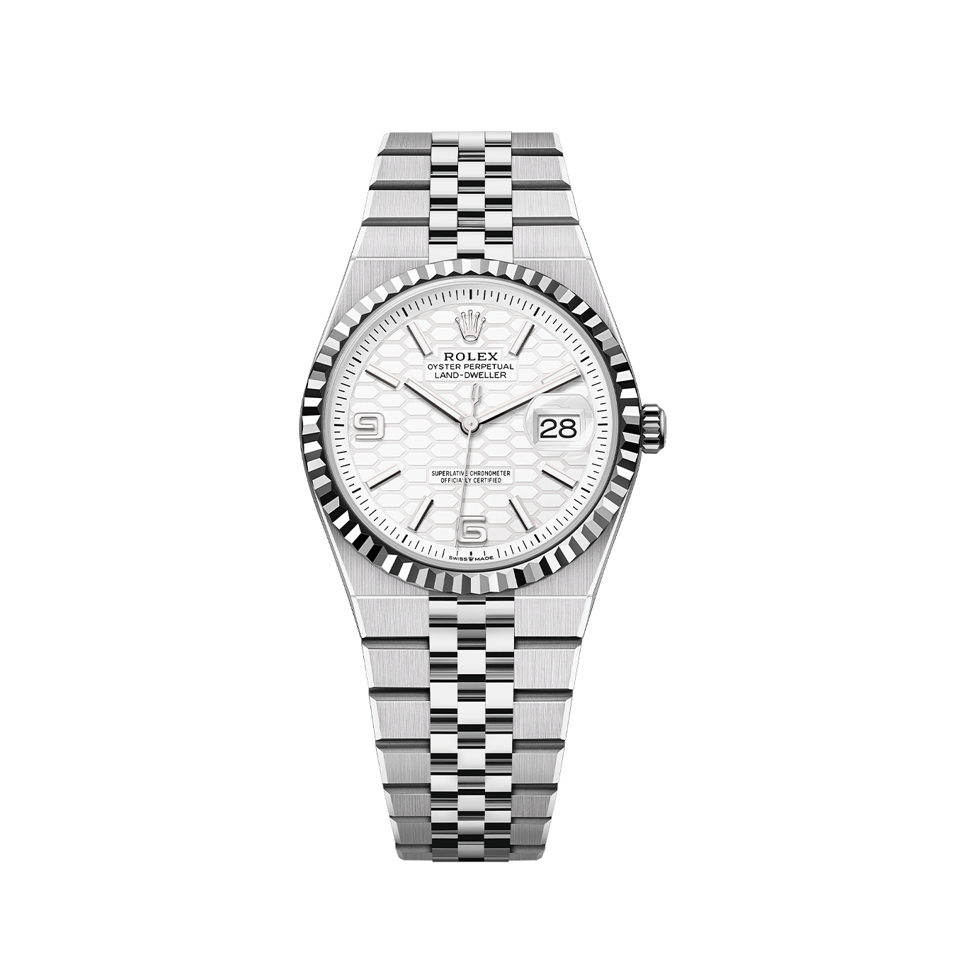 Land-Dweller 36mm Oystersteel & White Gold M127234-0001