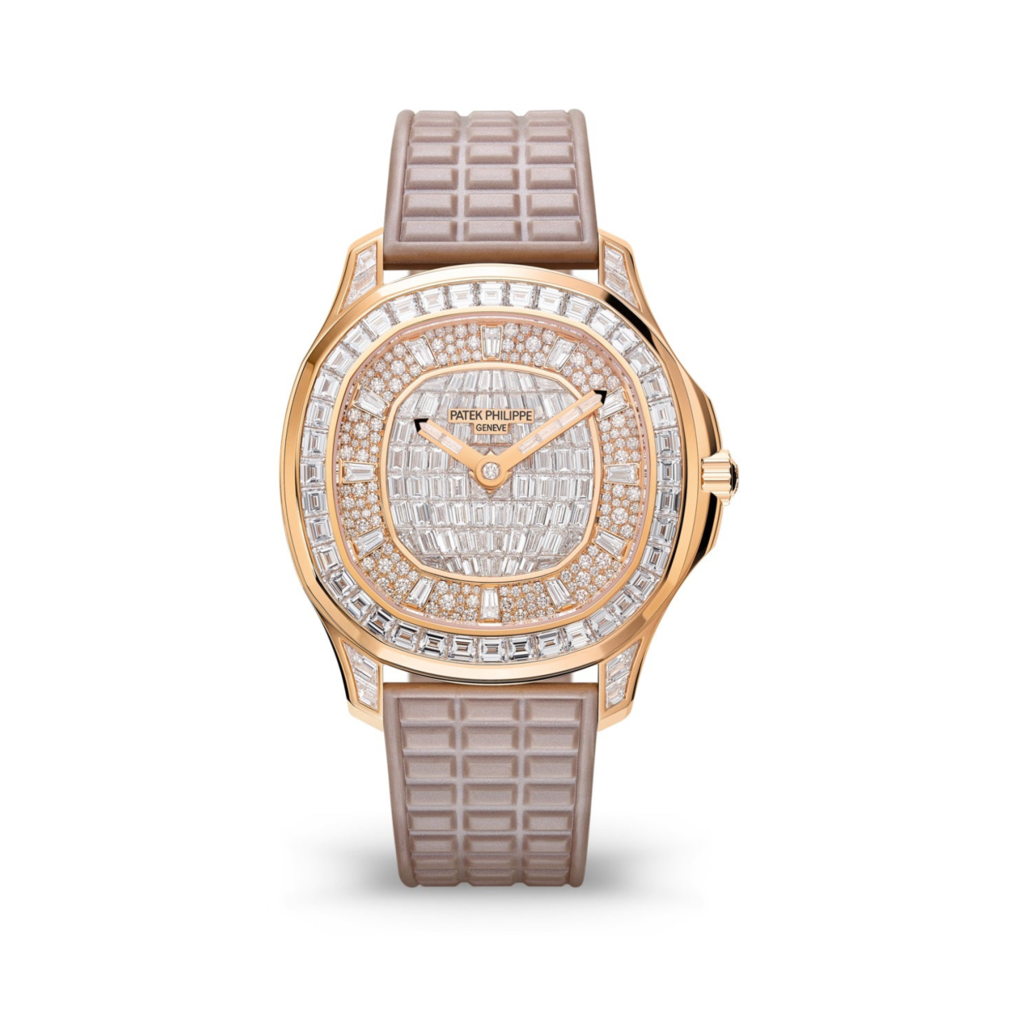 Aquanaut Luce Haute Joaillerie, 18k Rose Gold with 313 diamonds ~7, 9ct, 38, 8mm, Ref# 5062/450R-001
