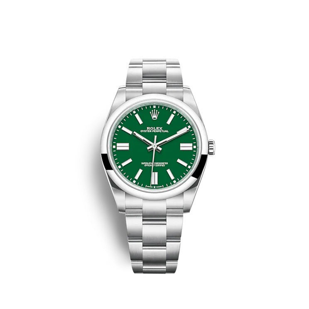 Oyster Perpetual 41 No Date, Oystersteel, 41mm, Oyster, Ref# 124300-0005