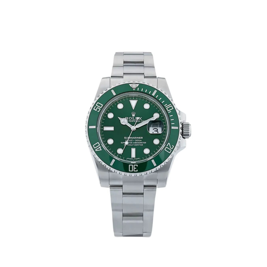 Submariner Stainless Steel “The Hulk” Green Dial Cerachrom Bezel, Ref#116610LV, 41mm