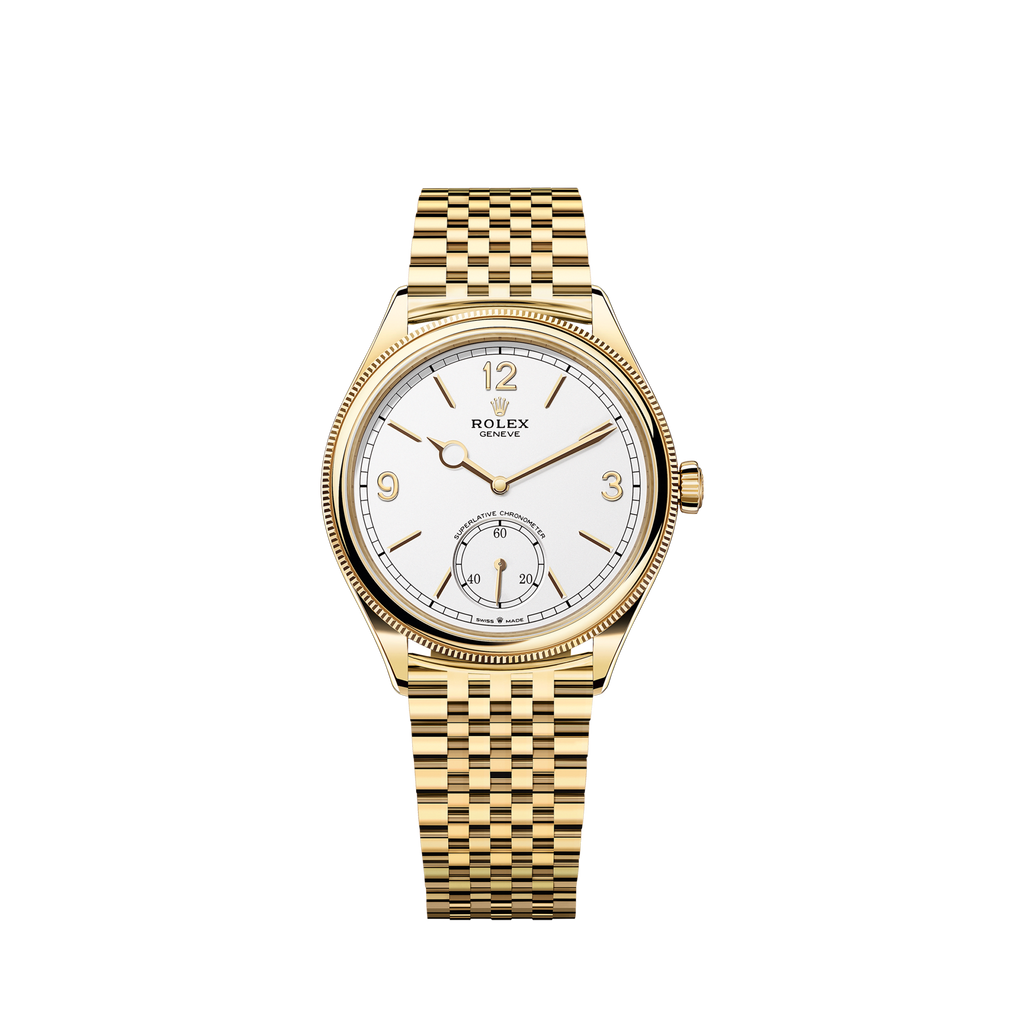 Unworn 2025, Perpetual 1908, 18k Yellow Gold, 39mm, Ref# 52508-0008, box and papers