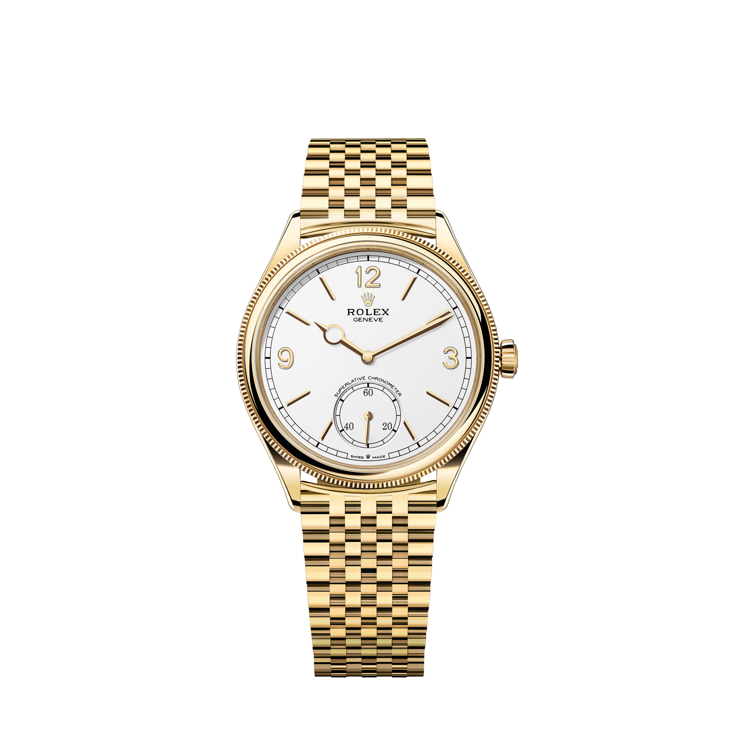 Unworn 2025, Perpetual 1908, 18k Yellow Gold, 39mm, Ref# 52508-0008, box and papers