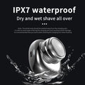 [Zsm] Compact German Steel Blade Anti-Slip Silver Electric Shaver
