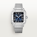 Unworn Santos de, Stainless Steel, 35.1mm, Ref# WSSA0063, box and papers