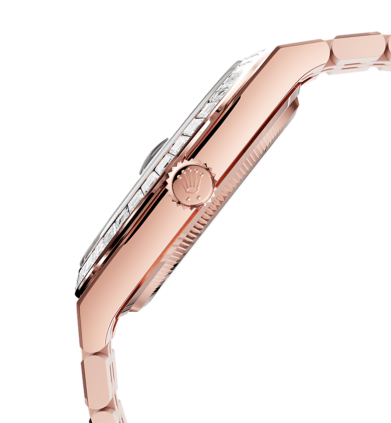Land-Dweller 40mm Oyster Everose Gold & Diamonds M127385TBR-0003