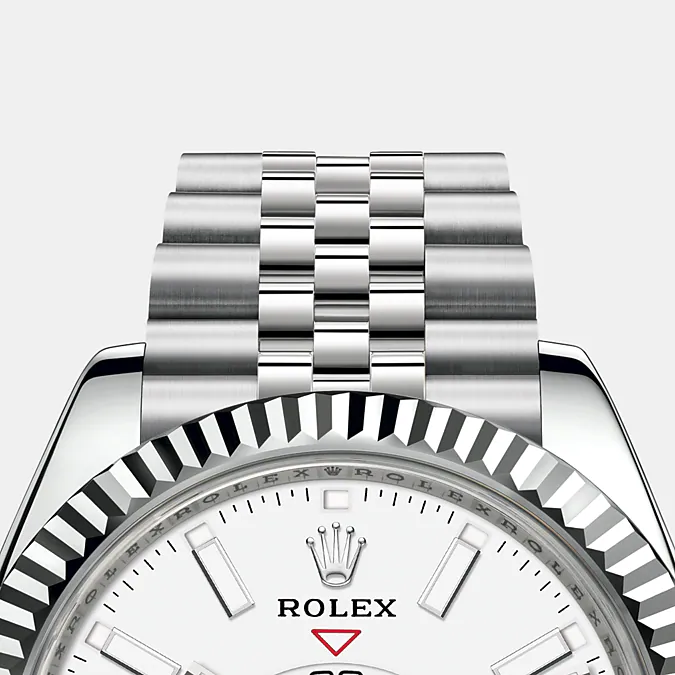Sky-Dweller 42mm, Oystersteel and 18k White Gold, Ref# 326934-0002