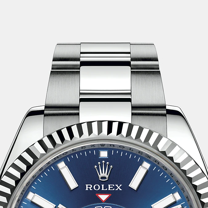 Sky-Dweller 42mm, Oystersteel and 18k White Gold, Ref# 326934-0003