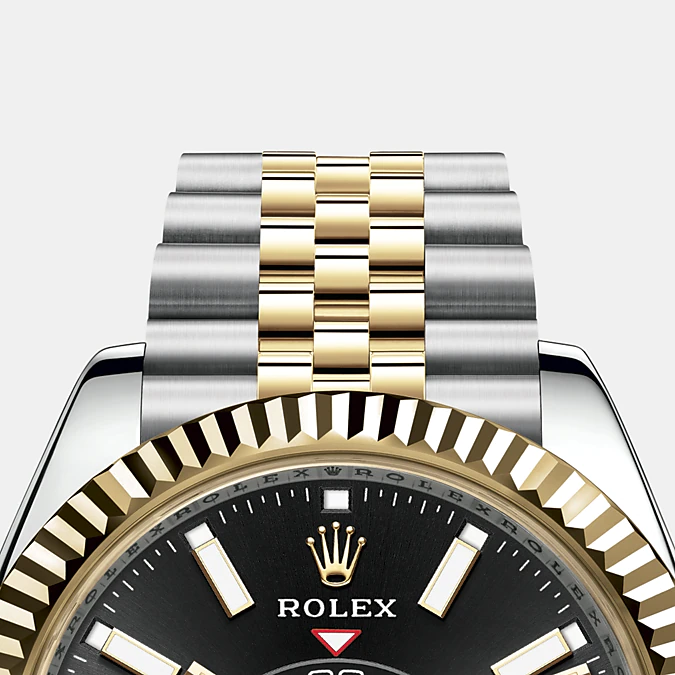 Sky-Dweller 42mm, Oystersteel and 18k Yellow Gold, Ref# 326933-0005