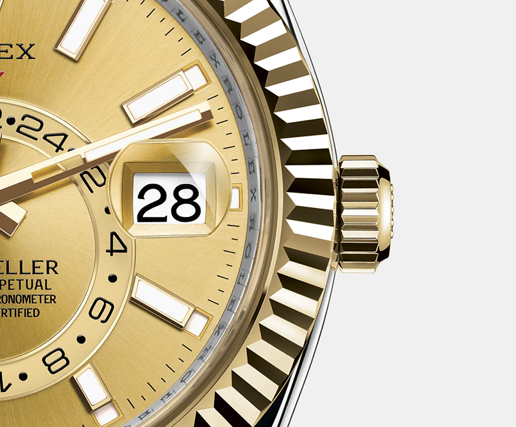 Sky-Dweller 42mm, Oystersteel and 18k Yellow Gold, Ref# 326933-0001