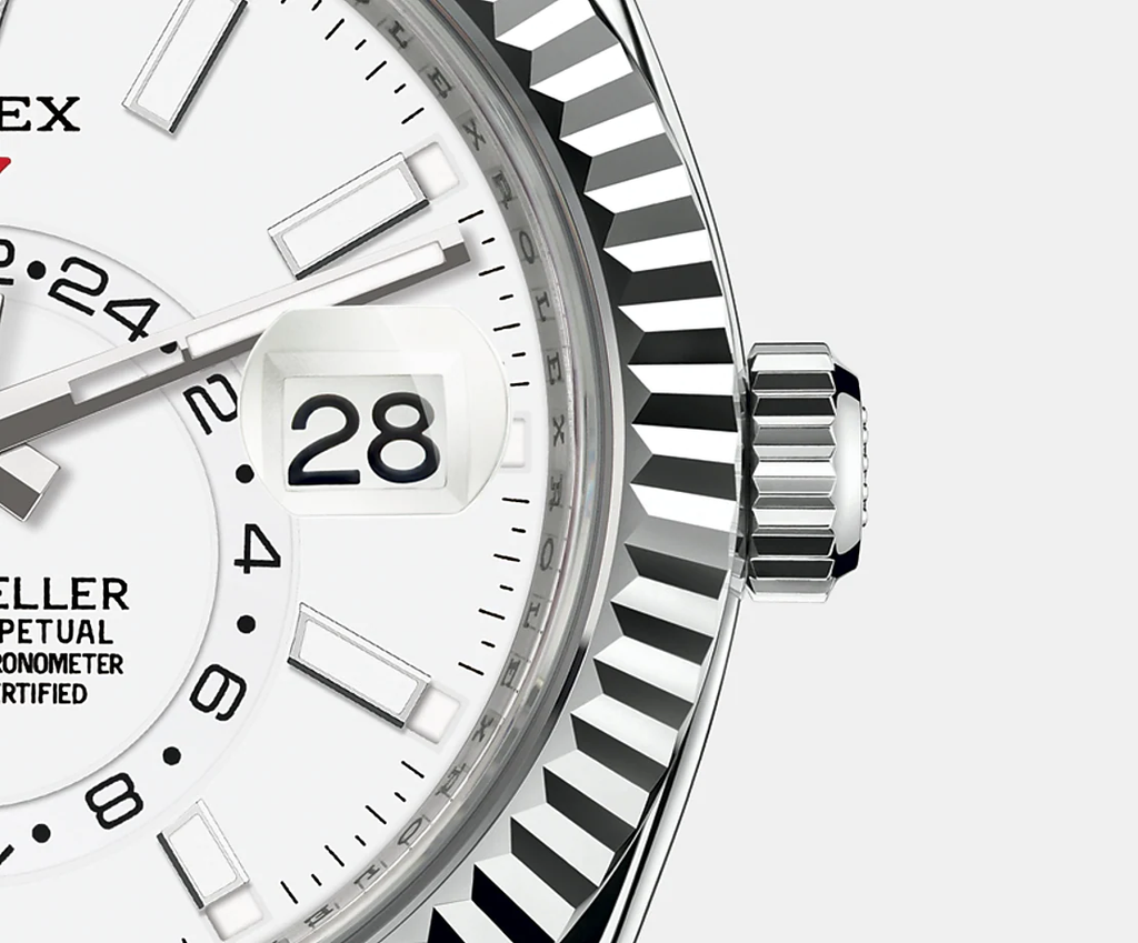 Sky-Dweller 42mm, Oystersteel and 18k White Gold, Ref# 326934-0002
