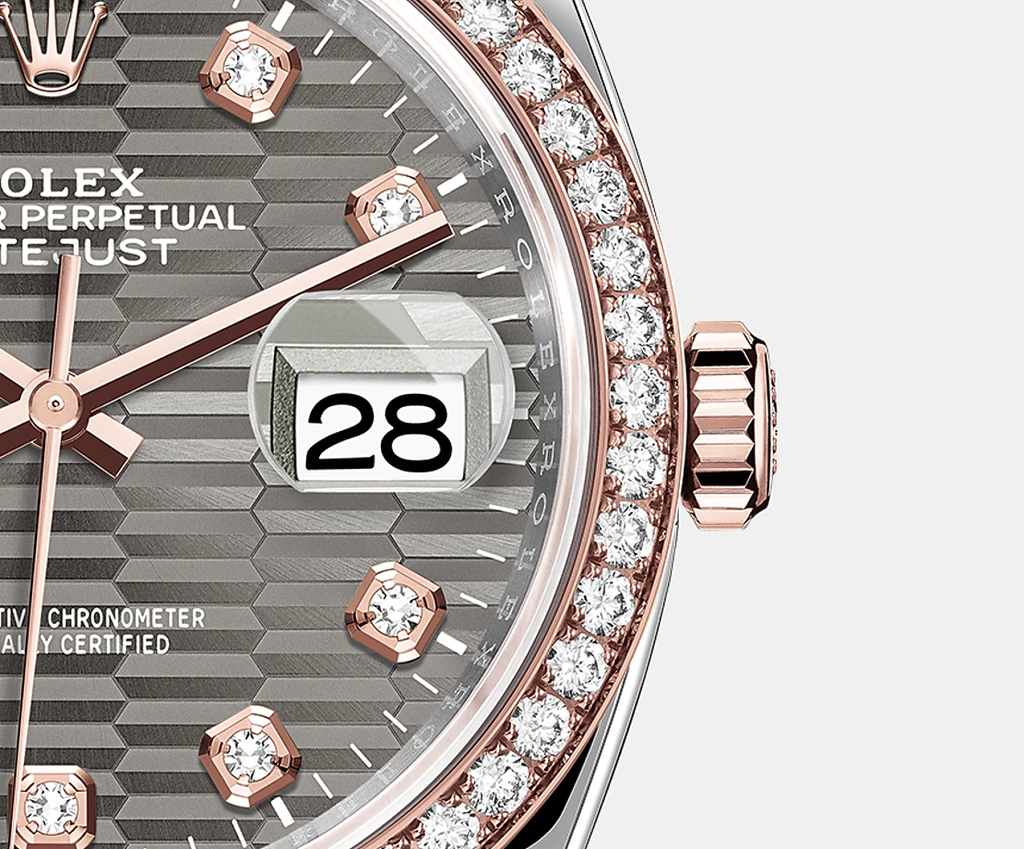 Datejust 36mm, Oystersteel and 18k Everose Gold, Ref# 126281rbr-0029