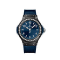 Big Bang, Ceramic Blue Diamonds, 38mm, Ref# 361.CM.7170.LR.1204