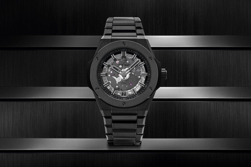 Big Bang INTEGRATED TIME ONLY ALL BLACK Ref# 456.CX.0140.CX