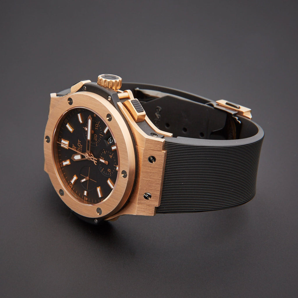 Big Bang, Gold Chronograph, 18k Rose Gold, 44 mm, Ref# 301.RX.1180.RX