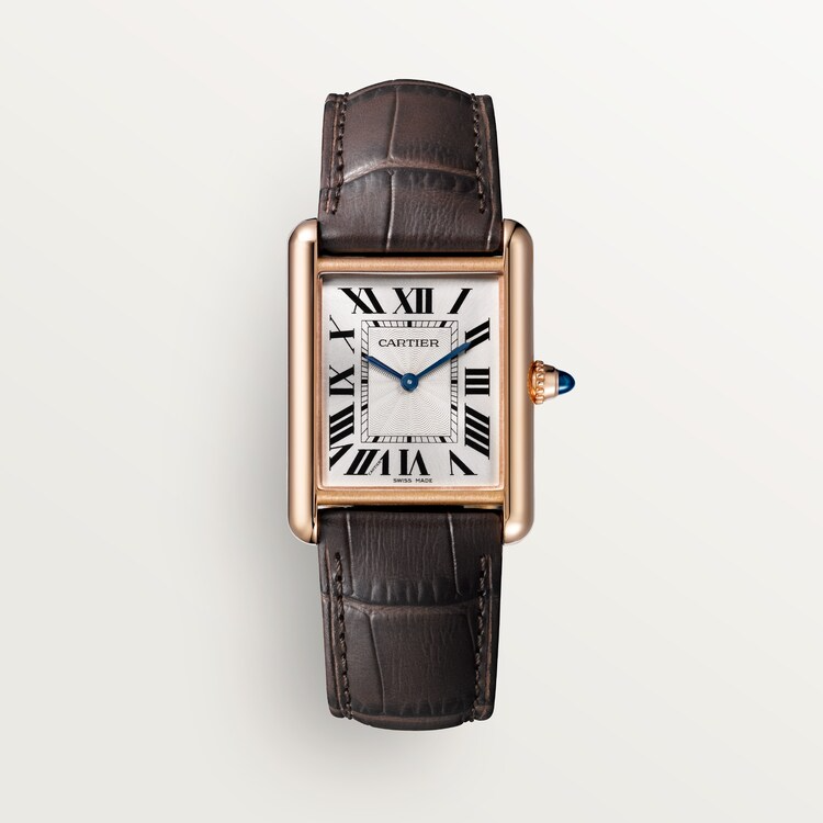 Unworn, Tank Louis, 18k Rose Gold, 33.7mm x 25.5mm, Ref# WGTA0011, box and papers