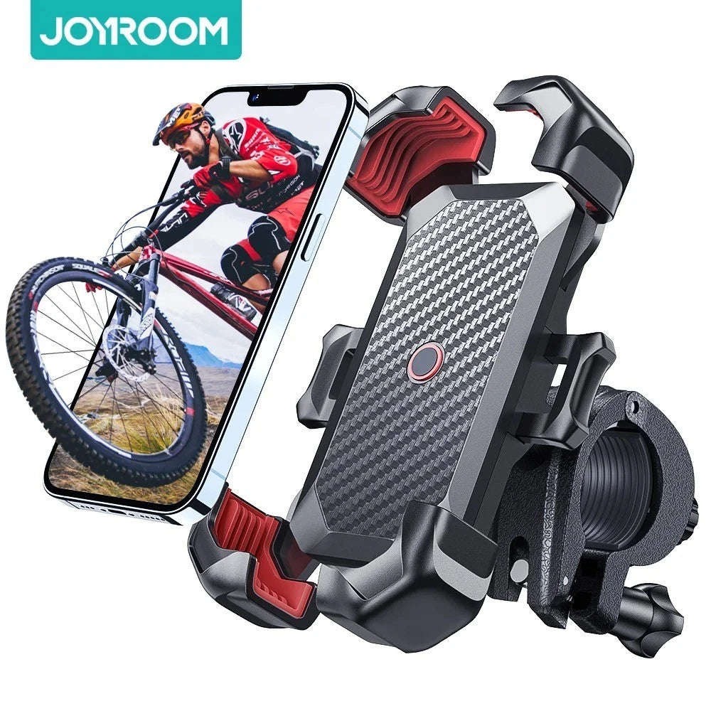 360 degree aluminum motorcycle and bicycle phone holder