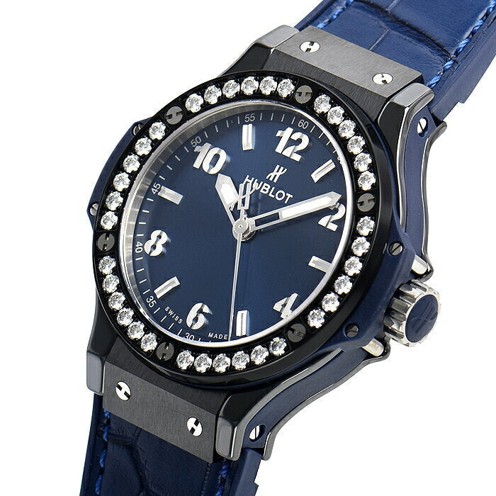 Big Bang, Ceramic Blue Diamonds, 38mm, Ref# 361.CM.7170.LR.1204