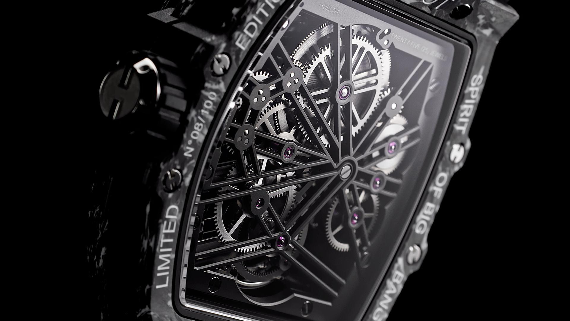 Spirit of Big Bang TOURBILLON CARBON WHITE Ref# 645.QW.2012.RW