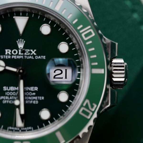 Submariner Stainless Steel “The Hulk” Green Dial Cerachrom Bezel, Ref#116610LV, 41mm