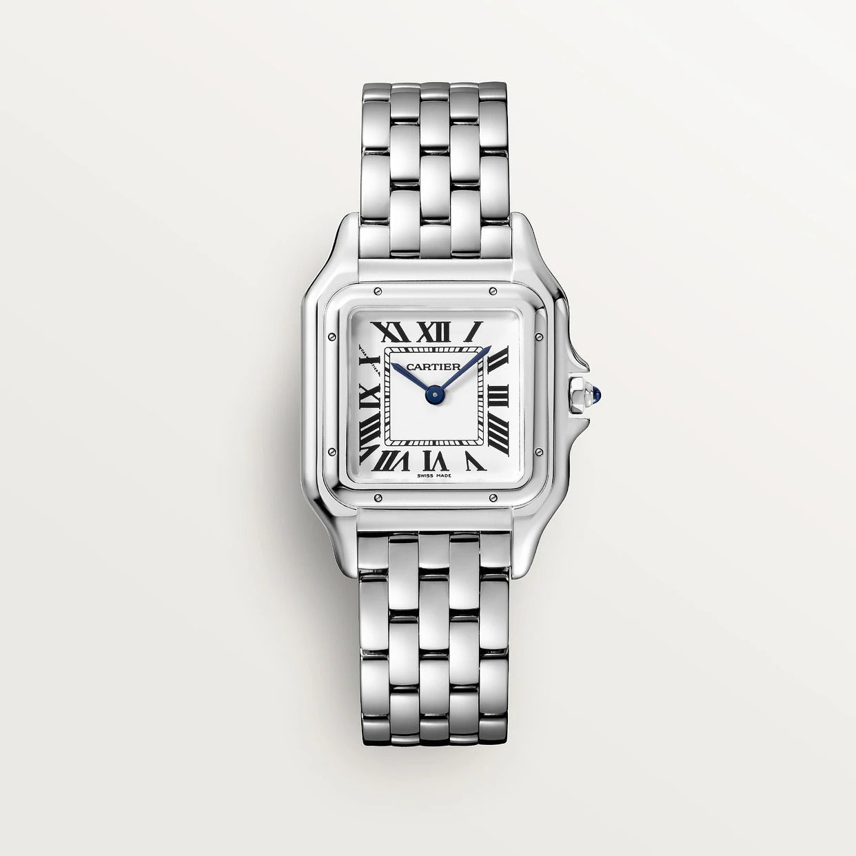 Unworn Panthère de Medium, Stainless Steel, 27mm x 37mm, Ref# WSPN0015, box and papers