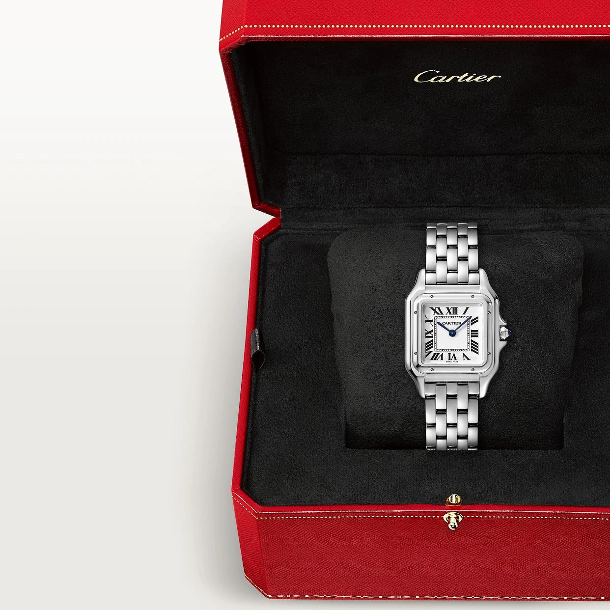 Unworn Panthère de Medium, Stainless Steel, 27mm x 37mm, Ref# WSPN0015, box and papers