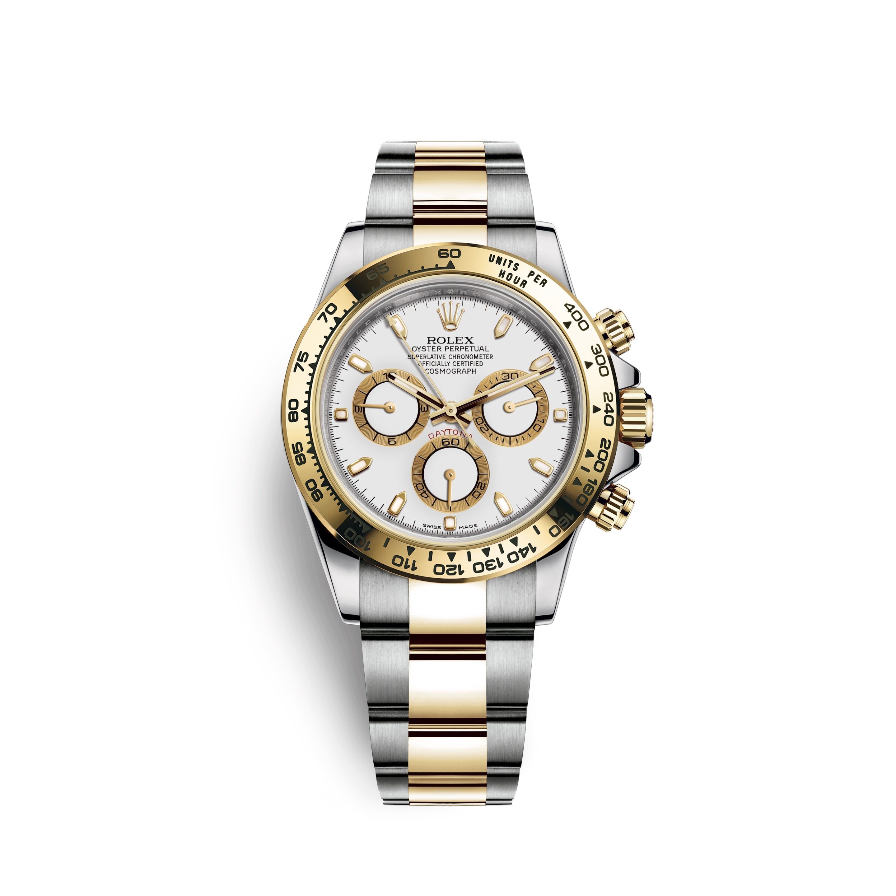 Cosmograph Daytona, 18k Yellow Gold and Stainless Steel, 40mm, Ref# 116503-0001