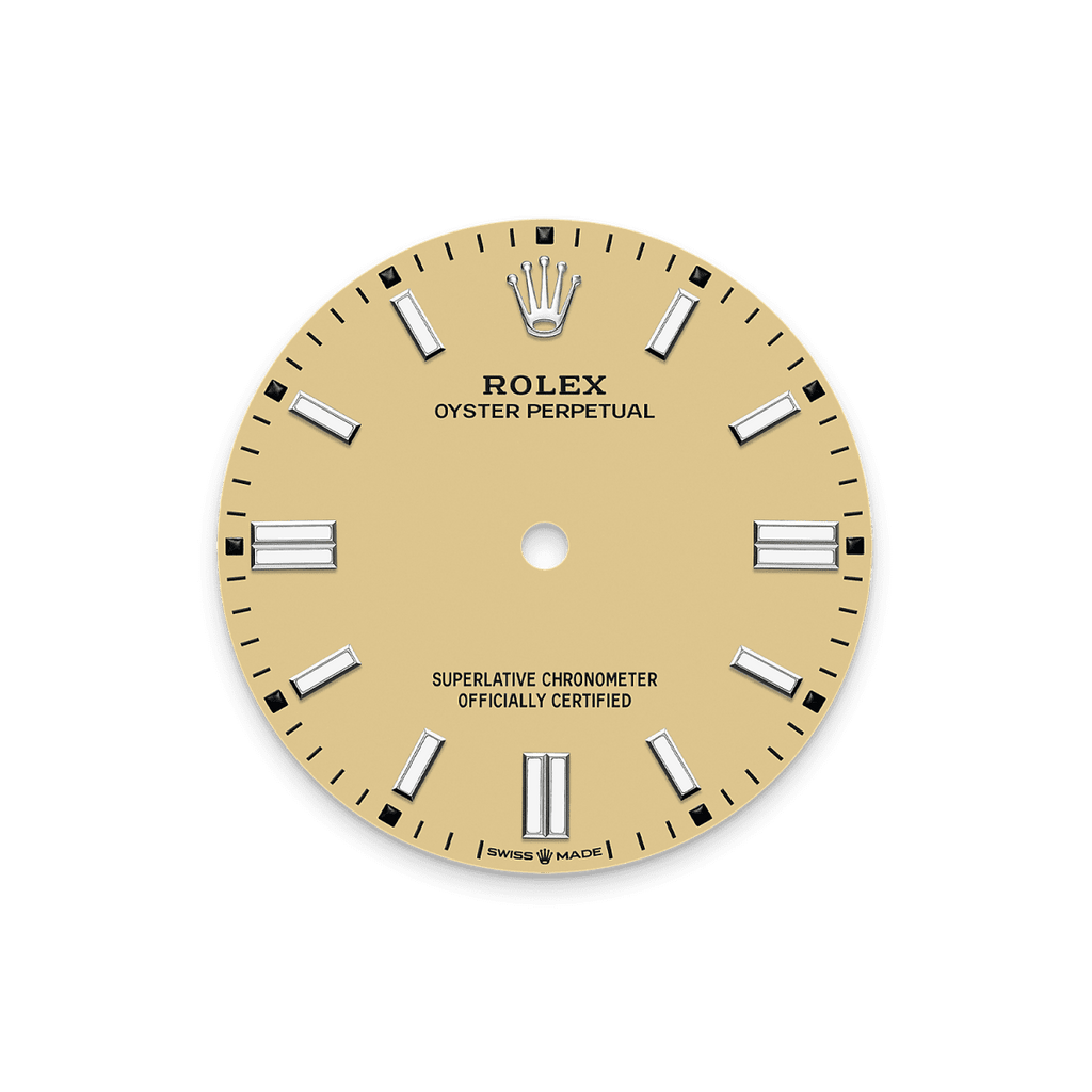Unworn 2025, Oyster Perpetual, Oystersteel 36mm, Beige dial, Domed Oyster, Ref# 126000-0012, box and papers