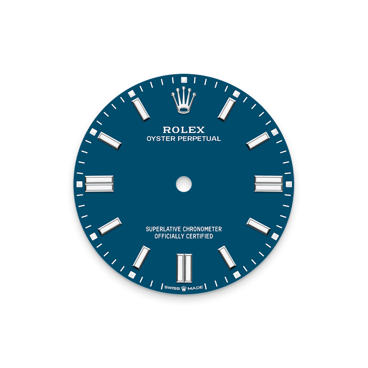 Unworn 2025, Oyster Perpetual, Oystersteel 41mm, Blue dial, Domed Oyster, Ref# 134300-0009, box and papers
