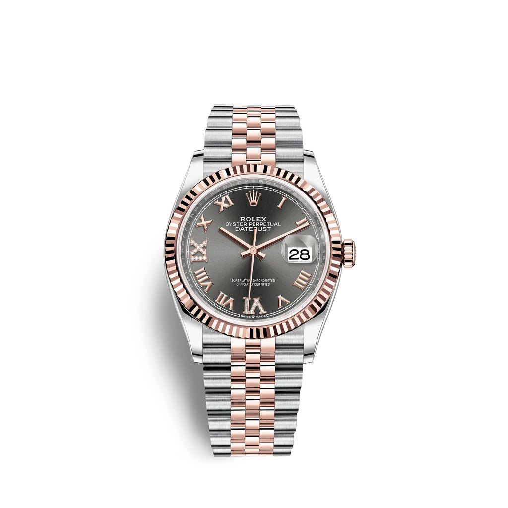 Datejust 36, 18k Everose Gold and Stainless Steel, 36mm, Ref# 126231-0023