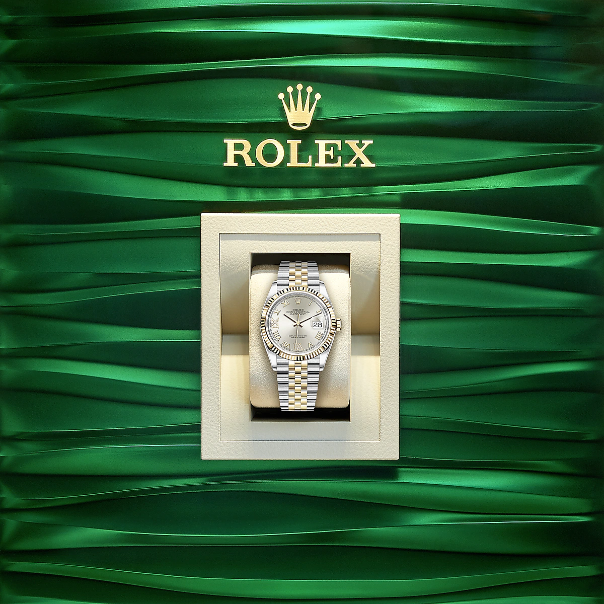 Datejust 36, 18k Yellow Gold and Stainless Steel, 36mm, Ref# 126233-0031