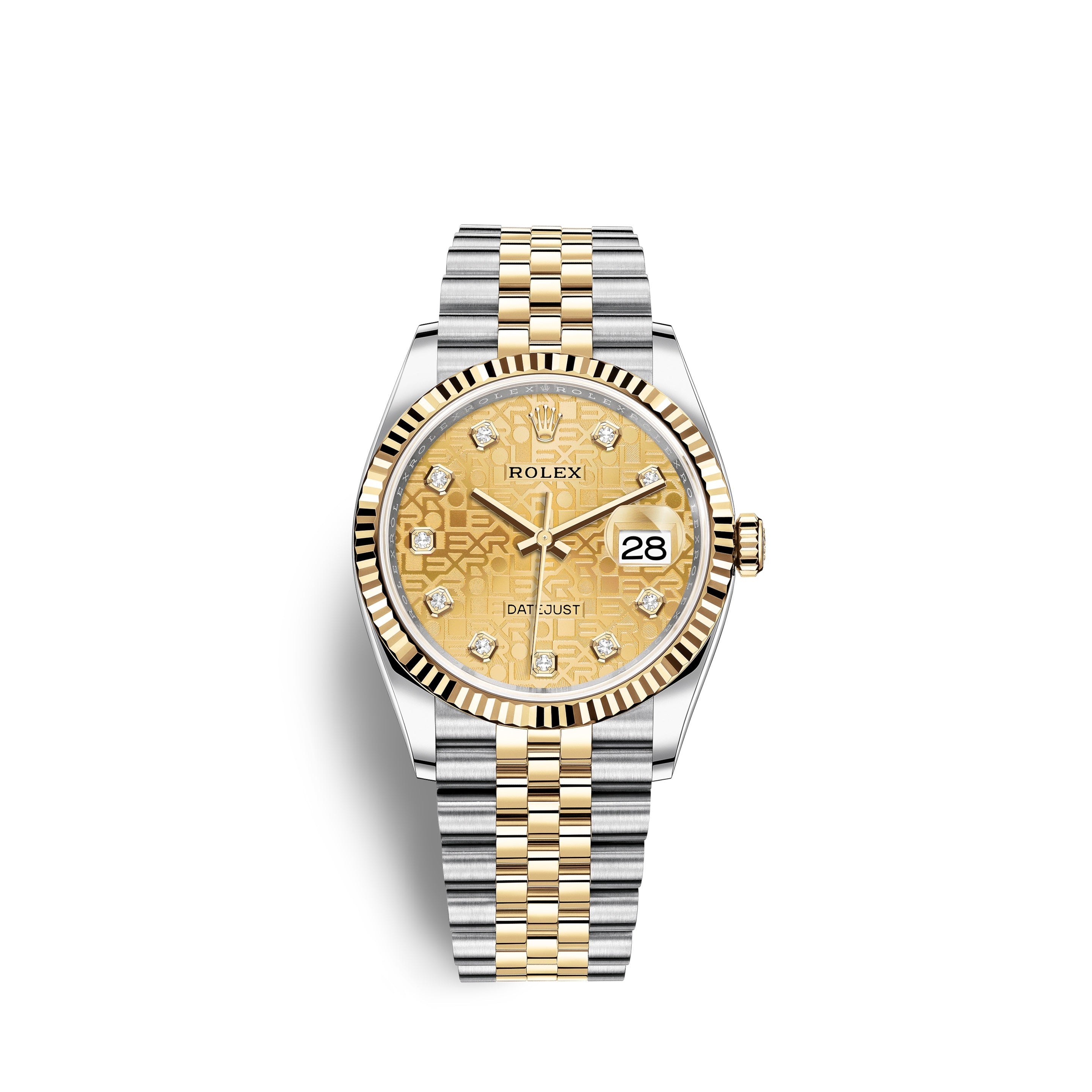 Datejust 36, 18k Yellow Gold and Stainless Steel, 36mm, Ref# 126233-0033